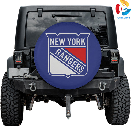 New York Rangers NHL Hockey Season Spare Tire Cover – Premium Waterproof UV-Resistant Protector
