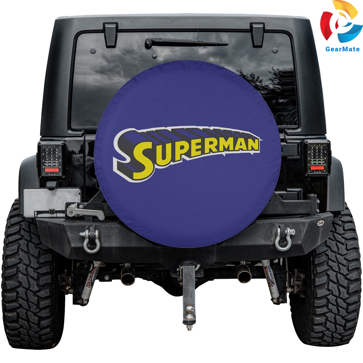 Superman Flying Spare Tire Cover – Premium Waterproof UV Resistant Protector