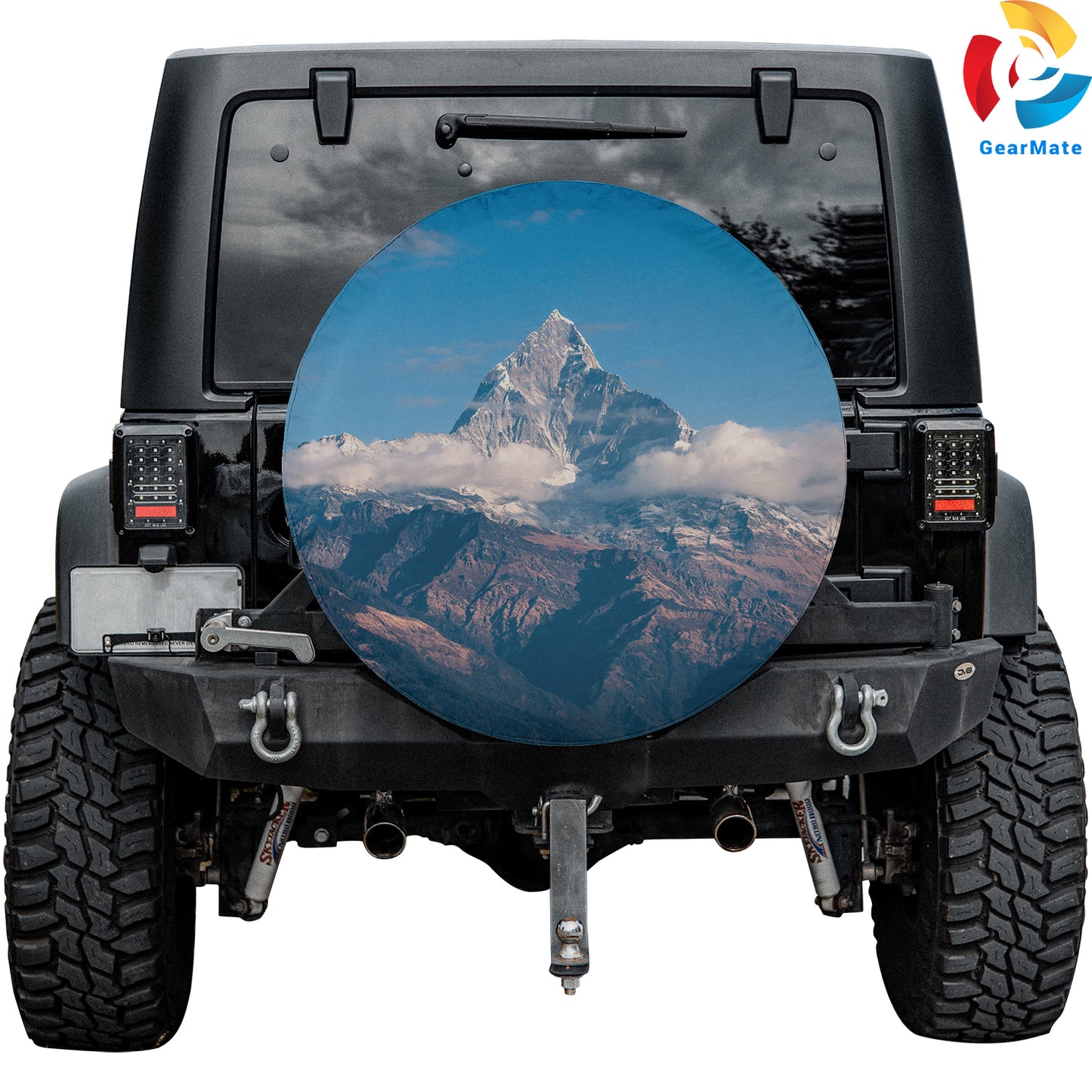 Himalayas Mountain Peak Clouds Spare Tire Cover – Premium Waterproof UV Resistant Protector
