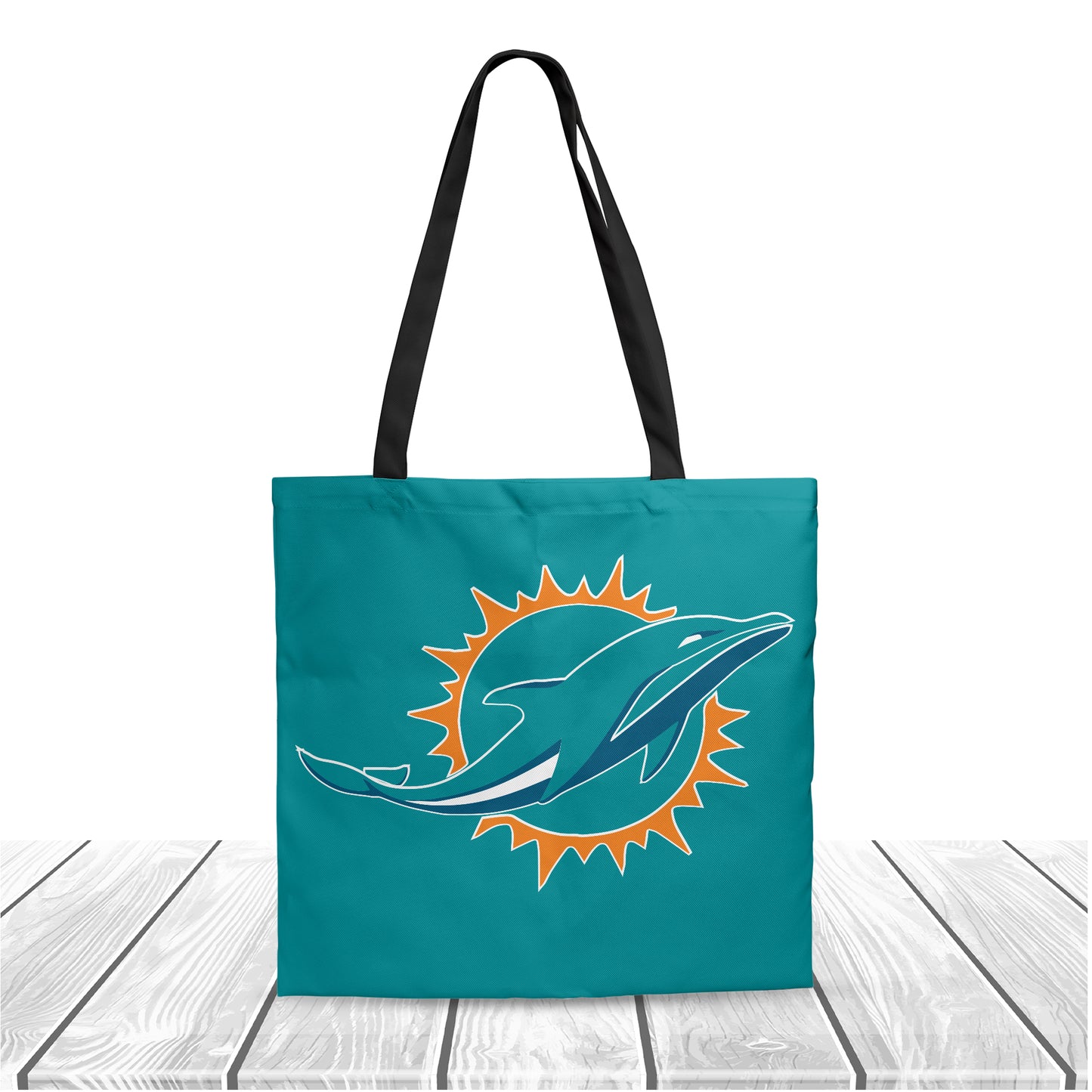 NFL Miami Dolphins NFL Polyester Canvas Tote Bag – Durable and Stylish
