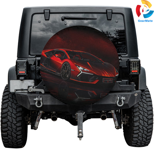 Lamborghini Spare Tire Cover – Premium Waterproof UV Resistant Protector