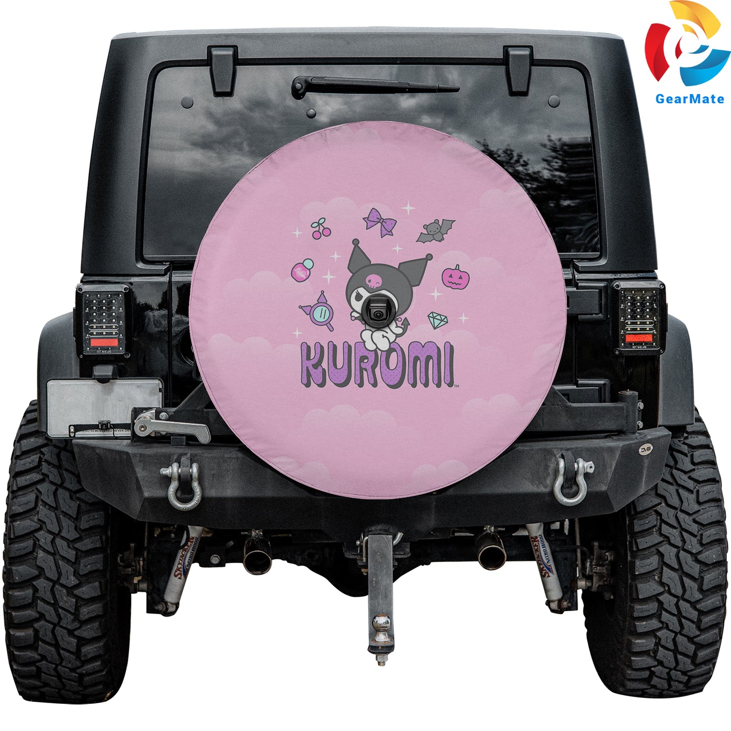 Kuromi Hello Kitty Spare Tire Cover – Premium Waterproof UV Resistant Protector