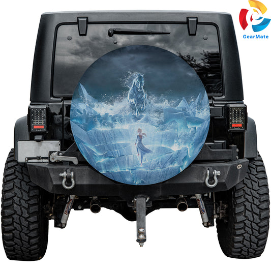 Frozen 2 Elsa The Nokk Spare Tire Cover – Premium Waterproof UV Resistant Protector