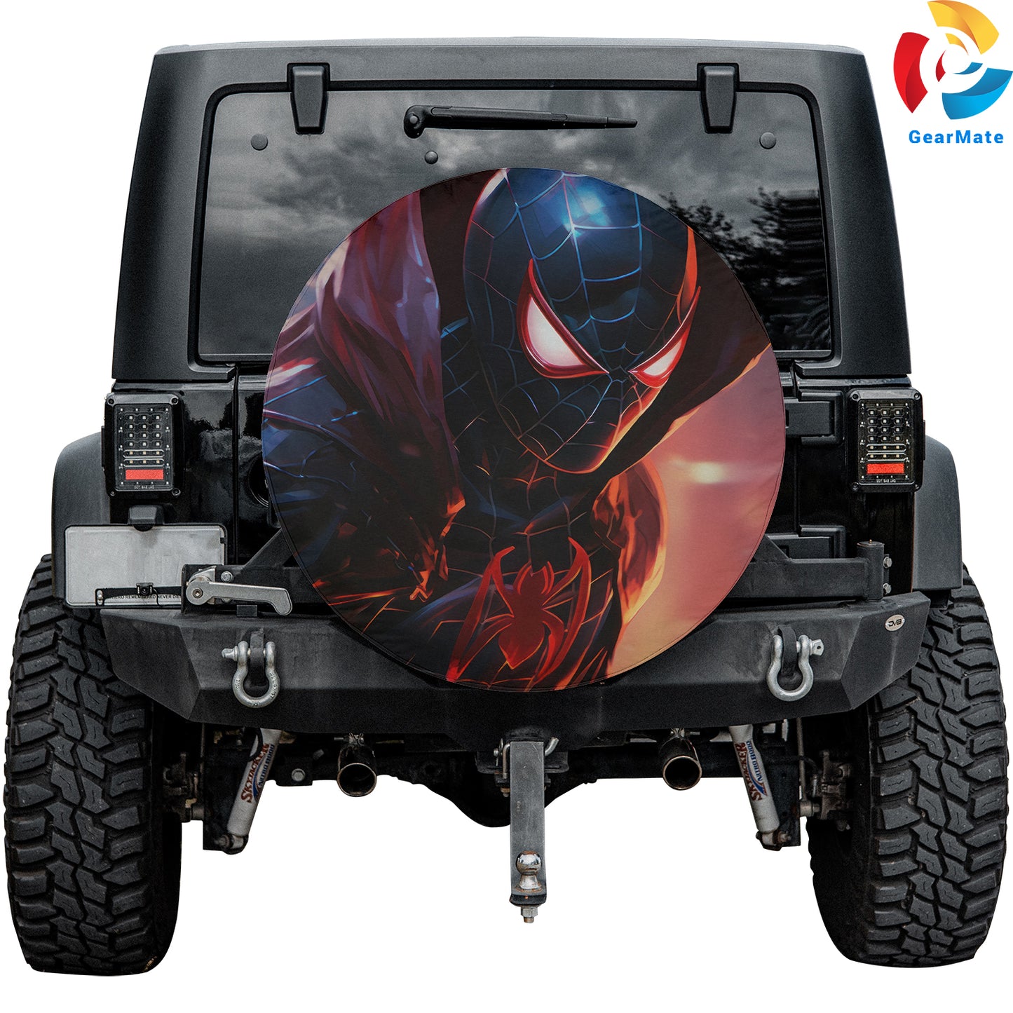 Marvel Spiderman Superheroes Spare Tire Cover – Premium Waterproof UV Resistant Protector