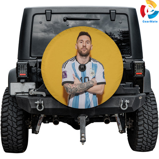 Leo Messi Spare Tire Cover – Premium Waterproof UV Resistant Protector