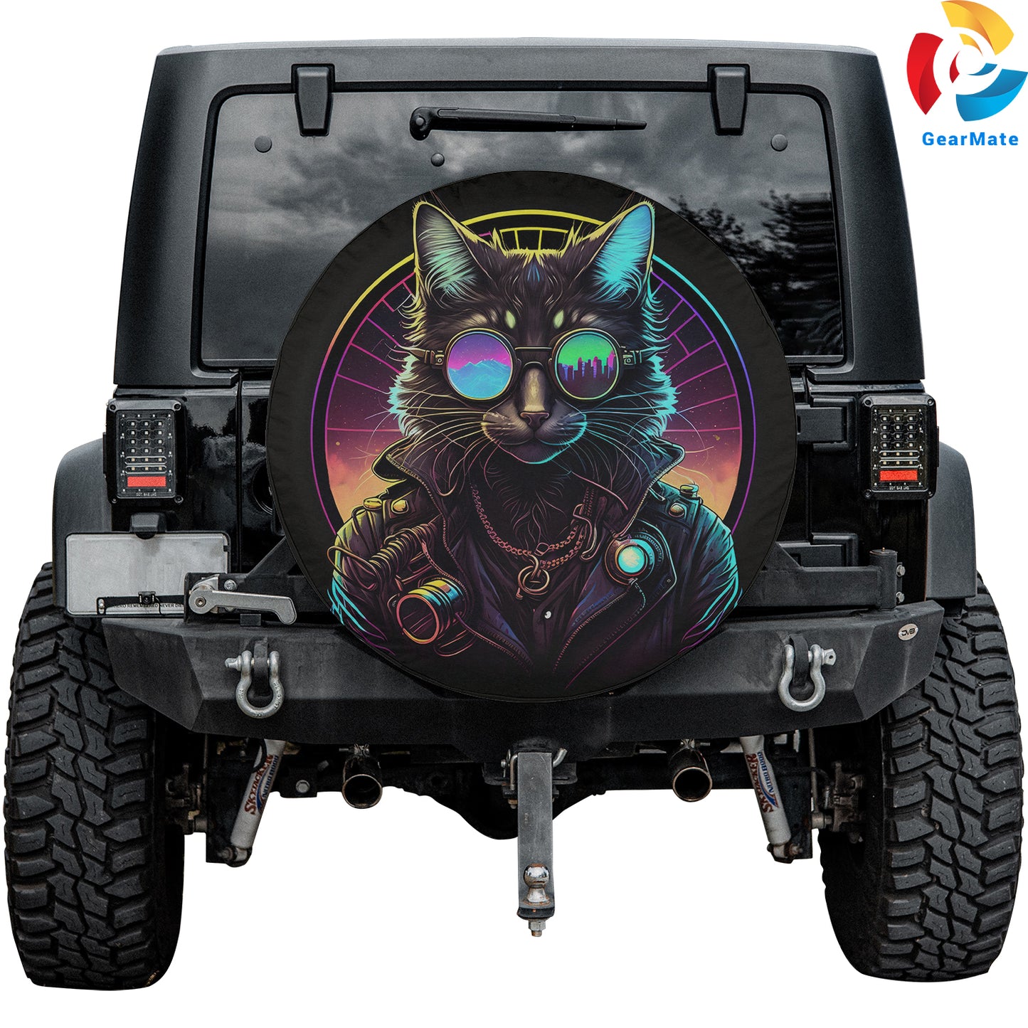 Cats Variety Spare Tire Cover – Premium Waterproof UV Resistant Protector