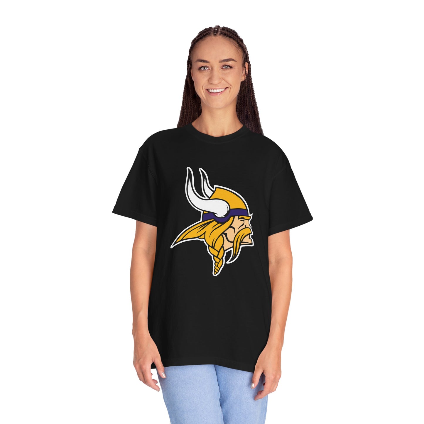 Minnesota Vikings Gear Garment-Dyed T-Shirt – Premium Cotton Tee for Customization