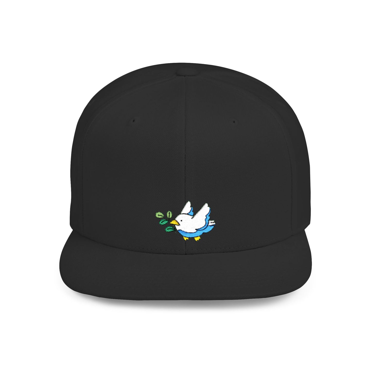 Icons Embroidered Bird Flat Bill Snapback – Lightweight, Custom Fit, Premium Quality