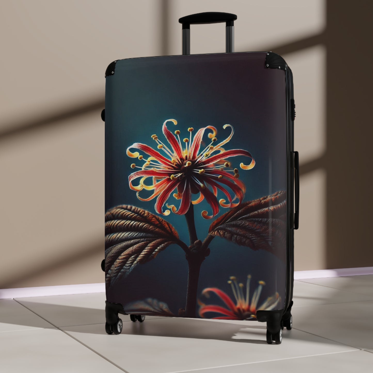 Nature Flowers Floral Beautiful Cosmos Flowers Art Carry-On Suitcase - Stylish Luggage for Travelers