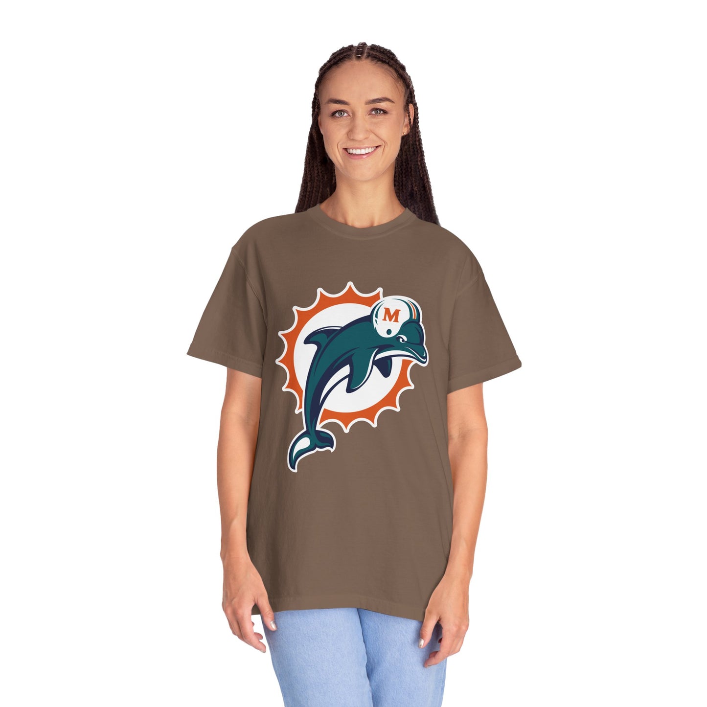 Miami Dolphins Gear Garment-Dyed T-Shirt – Premium Cotton Tee for Customization