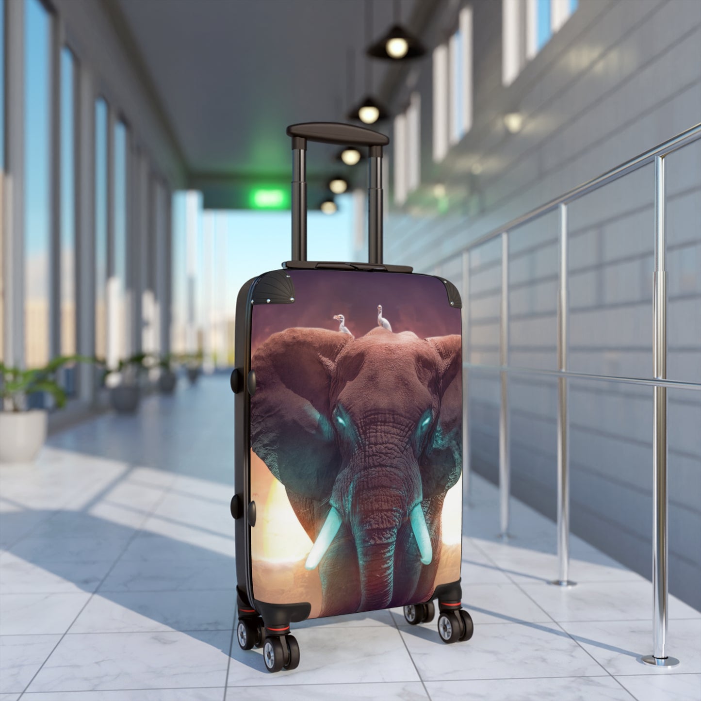 Art Elephant Dream Mysterious Carry-On Suitcase - Stylish Luggage for Travelers
