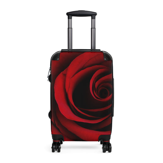 Nature Flowers Floral Red Rose Art Carry-On Suitcase - Stylish Luggage for Travelers