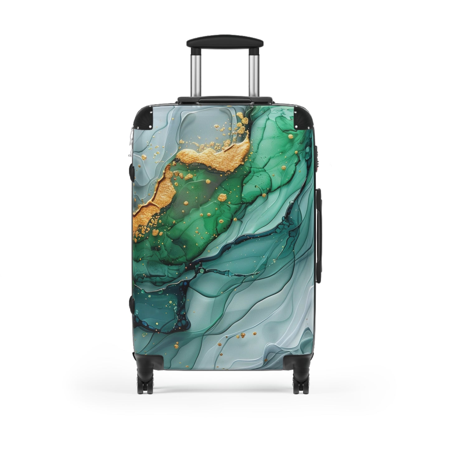 Nature Flowers Floral Animated Purple Art Carry-On Suitcase - Stylish Luggage for Travelers
