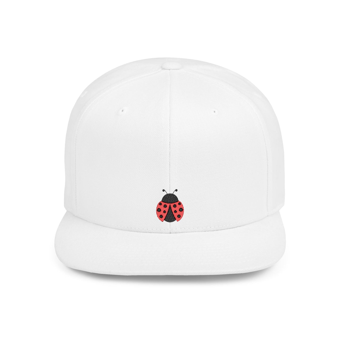 Icons Embroidered Lady Bird Flat Bill Snapback – Lightweight, Custom Fit, Premium Quality