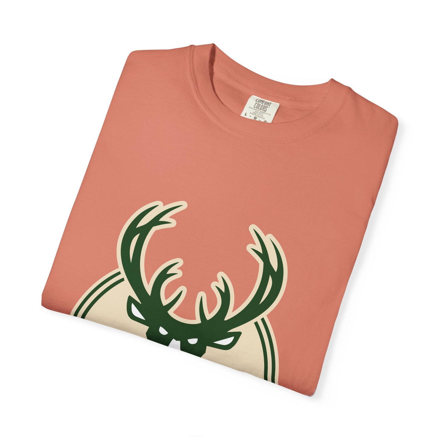 Milwaukee Bucks NBA Garment-Dyed T-Shirt – Premium Cotton Tee for Customization