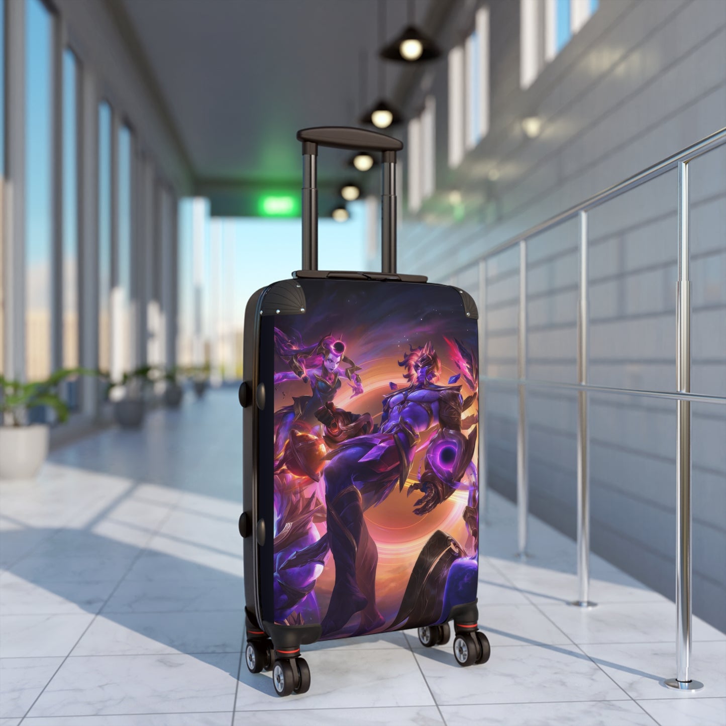 Video Games League of Legends Dark Star Carry-On Suitcase - Stylish Luggage for Travelers