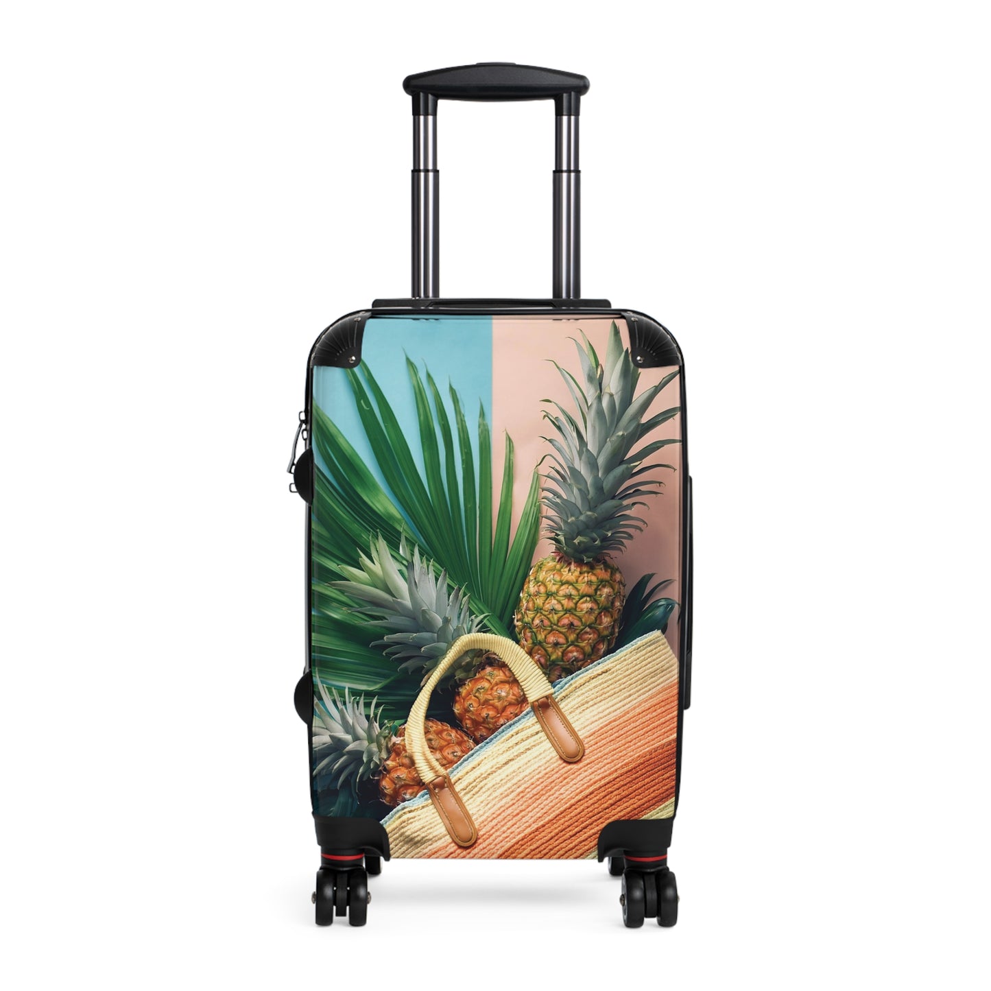 Nature Summer Three Pineapples Carry-On Suitcase - Stylish Luggage for Travelers