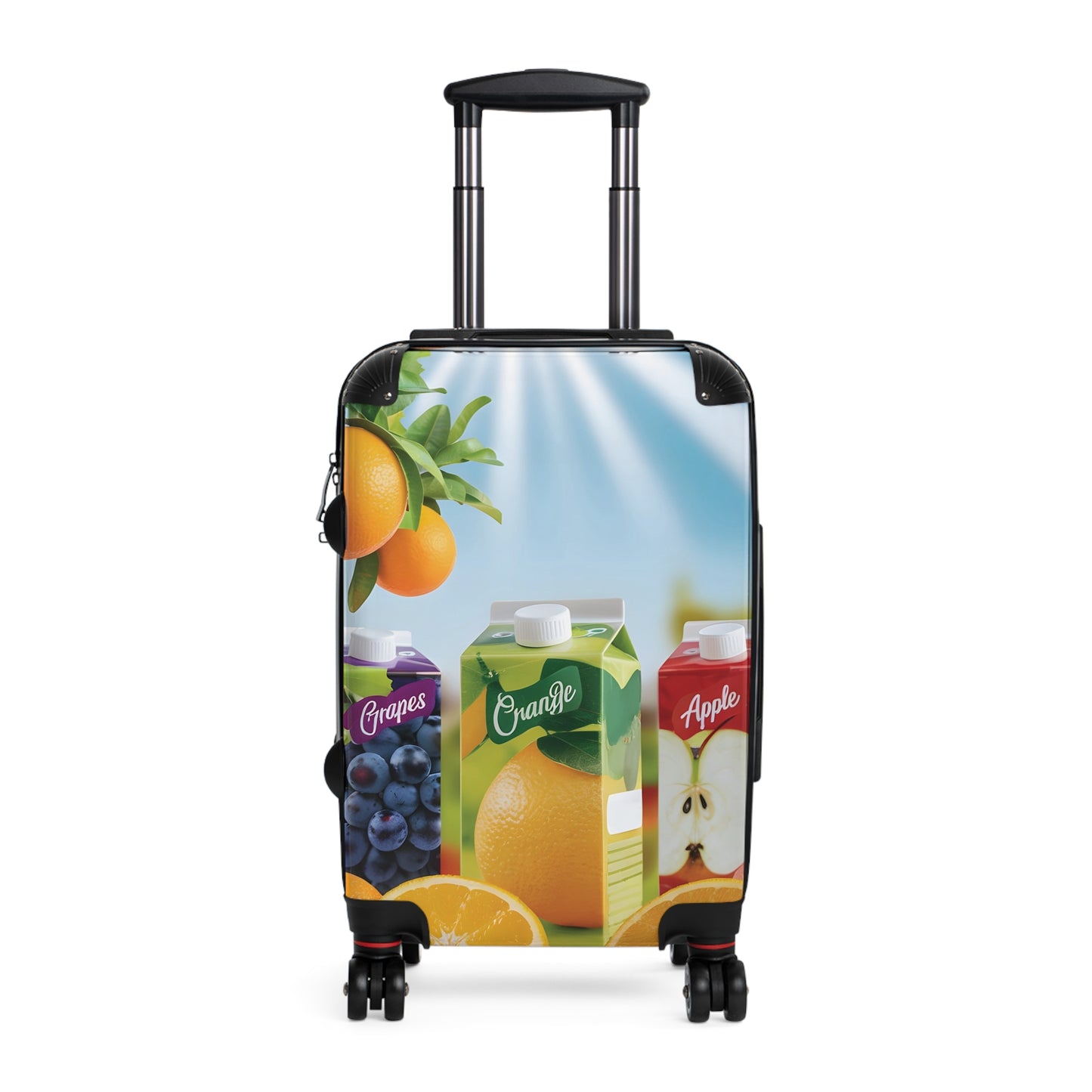 Nature Summer Tropicana Fruit Juice Carry-On Suitcase - Stylish Luggage for Travelers
