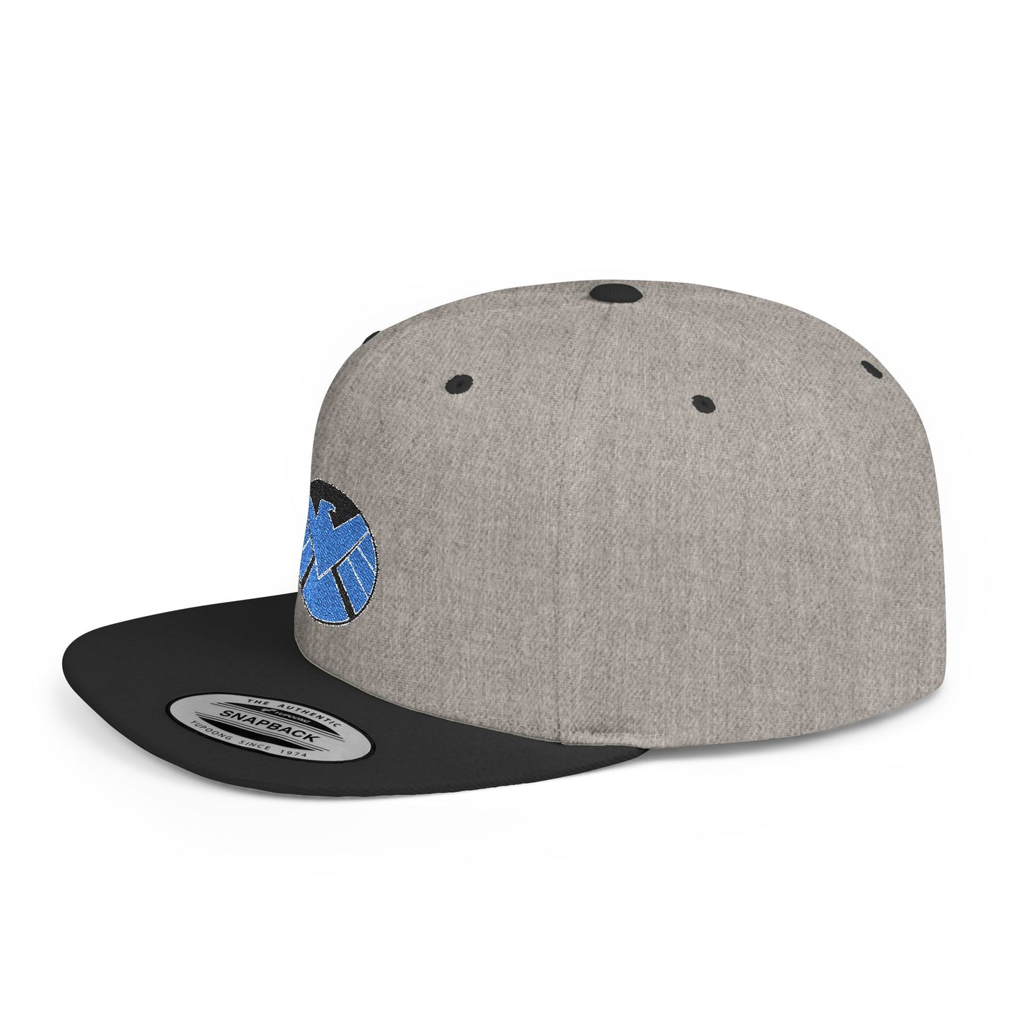 Marvel Shield Flat Bill Snapback – Lightweight, Custom Fit, Premium Quality