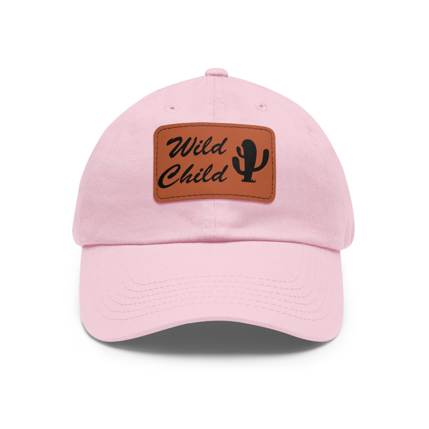Dad Leather Patch Hat Wild Child – Timeless Style, Perfect Fit