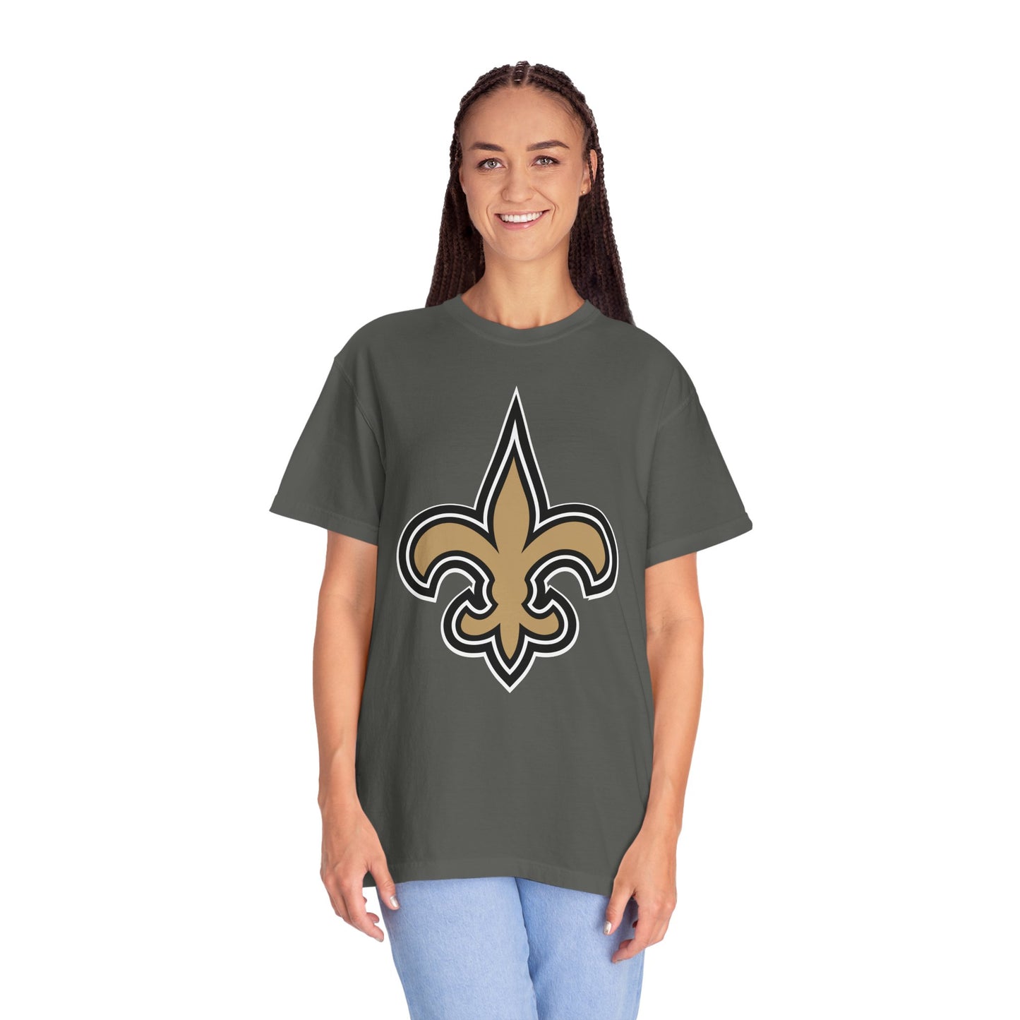 New Orleans Saints Merchandise Garment-Dyed T-Shirt – Premium Cotton Tee for Customization