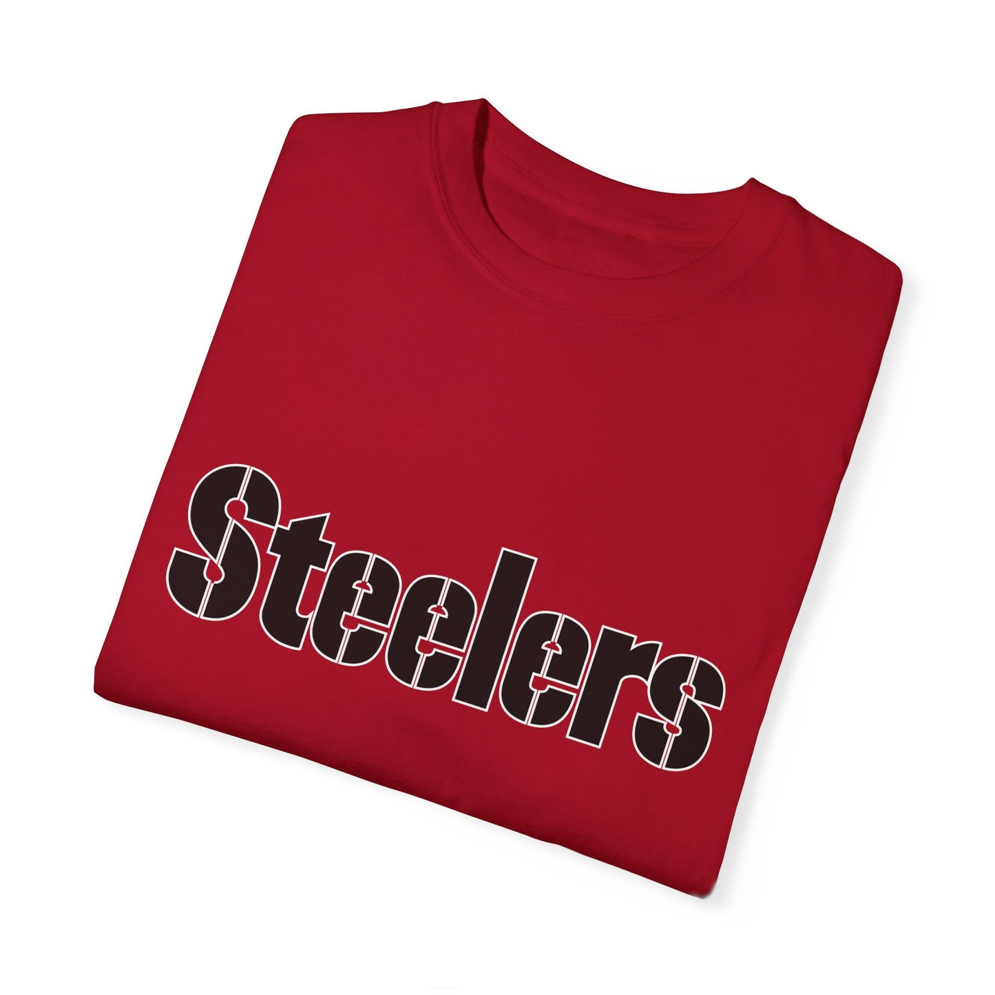 Pittsburgh Steelers Football Fan Garment-Dyed T-Shirt – Premium Cotton Tee for Customization