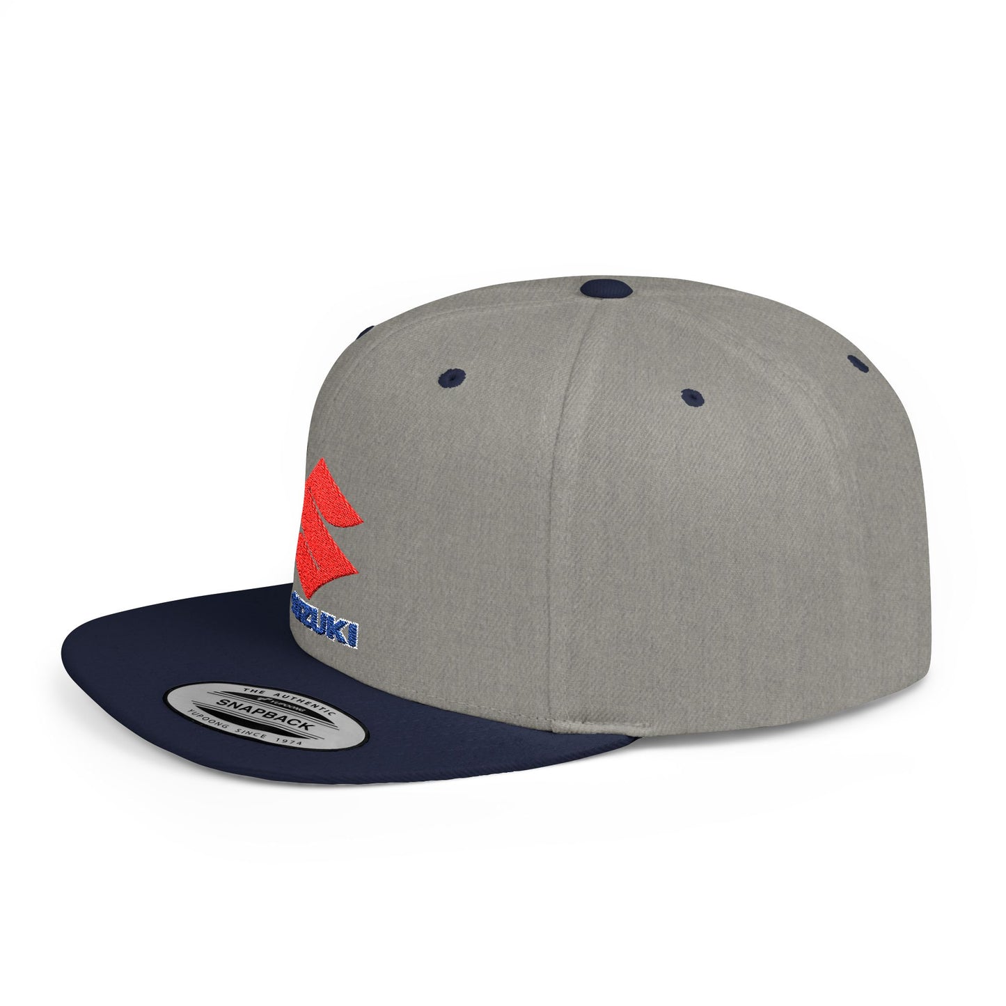 Suzuki Flat Bill Snapback – Lightweight, Custom Fit, Premium Quality