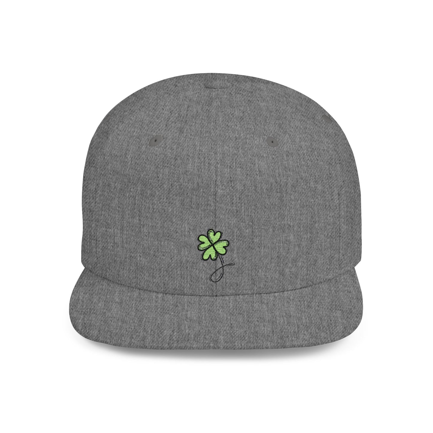 Icons Embroidered Leaf Flat Bill Snapback – Lightweight, Custom Fit, Premium Quality
