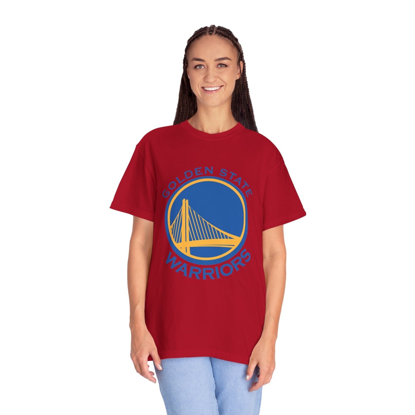 Golden State Warriors Garment-Dyed T-Shirt – Premium Cotton Tee for Customization