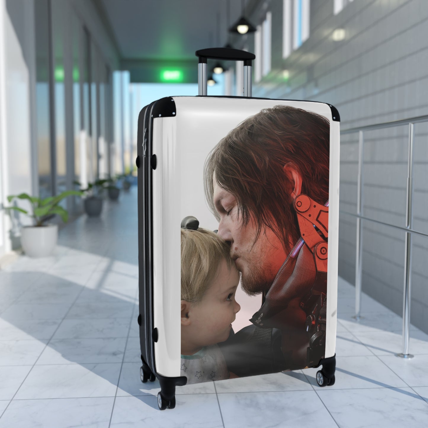 Video Games Death Stranding Norman Reedus Carry-On Suitcase - Stylish Luggage for Travelers