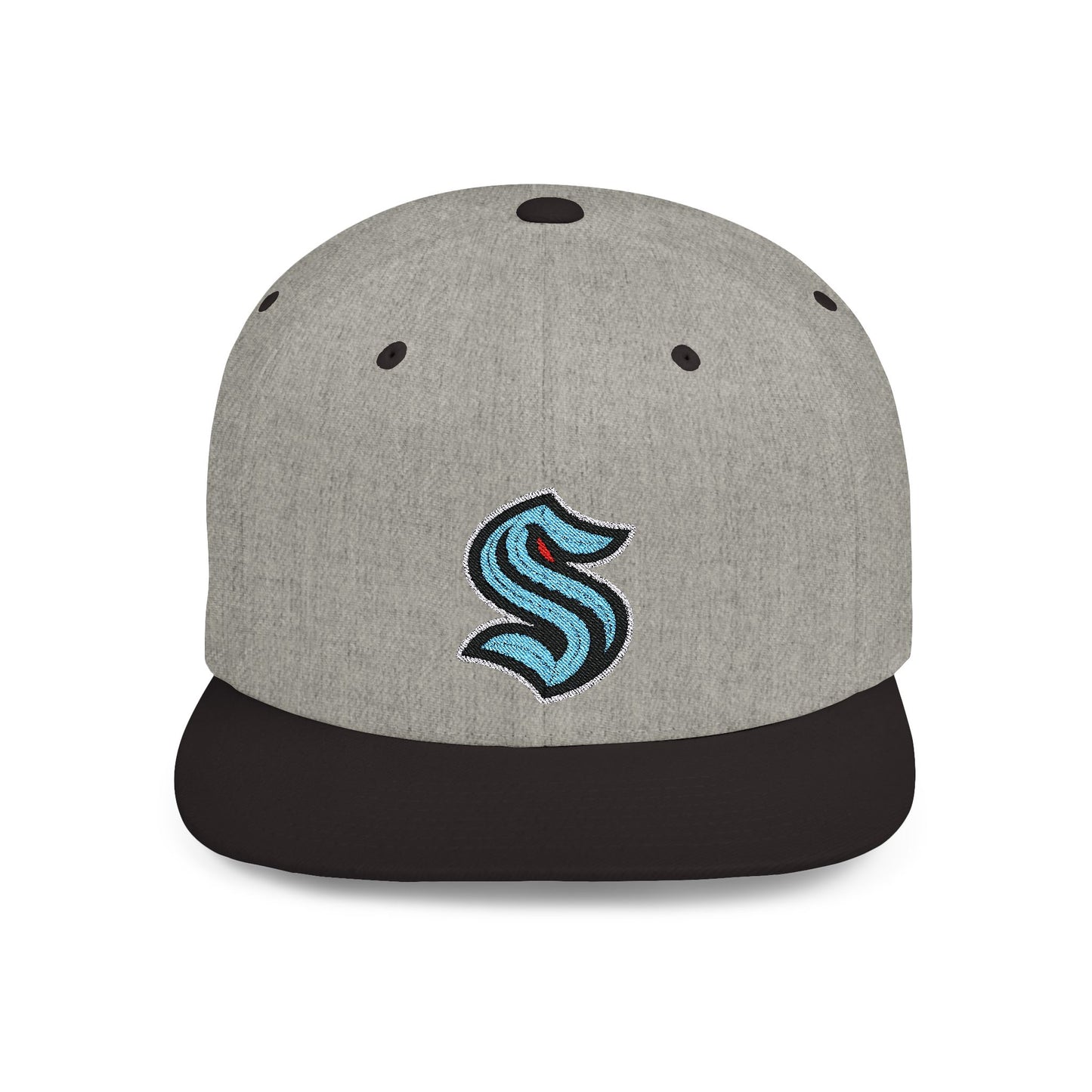 Seattle Kraken Flat Bill Snapback – Lightweight, Custom Fit, Premium Quality