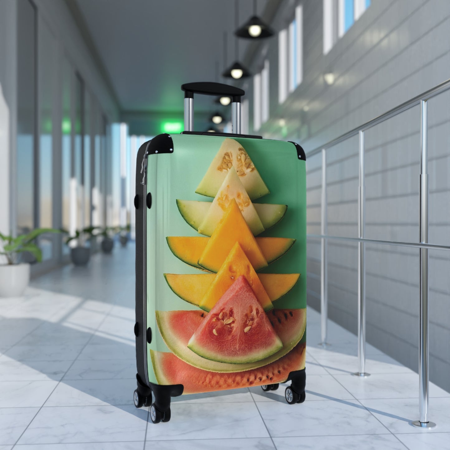 Nature Summer Stack Of Summer Carry-On Suitcase - Stylish Luggage for Travelers