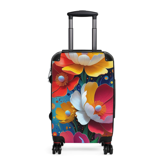 Nature Flowers Floral Spring Flower Design Art Carry-On Suitcase - Stylish Luggage for Travelers