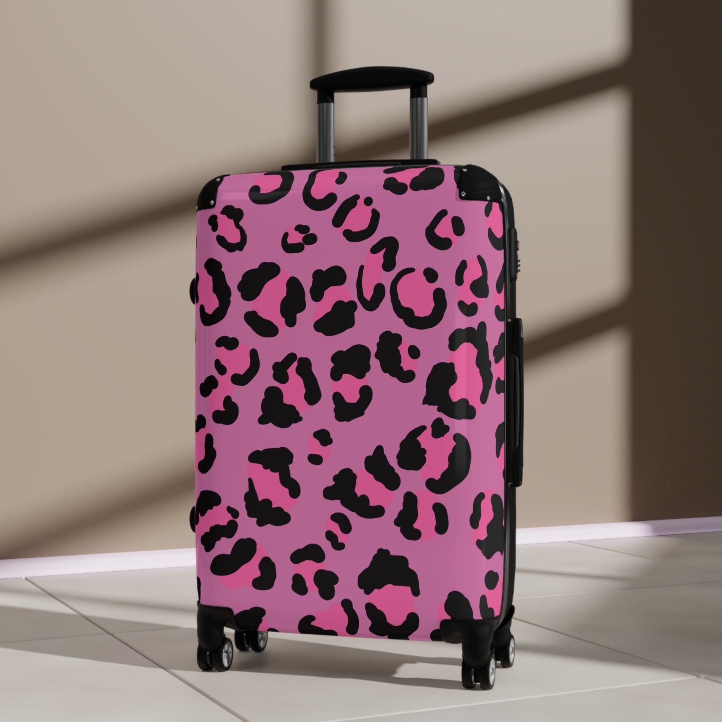 Nature Leopard Pattern Art Carry-On Suitcase - Stylish Luggage for Travelers