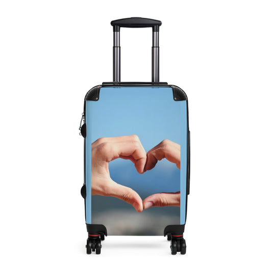 Love Hands Together Art Carry-On Suitcase - Stylish Luggage for Travelers