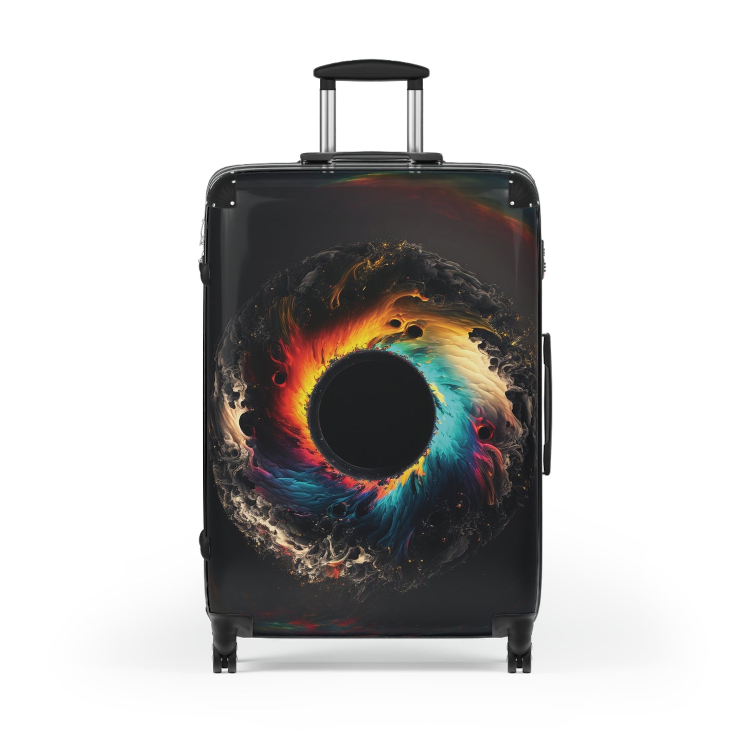 Abstract Colorful AI Carry-On Suitcase - Stylish Luggage for Travelers