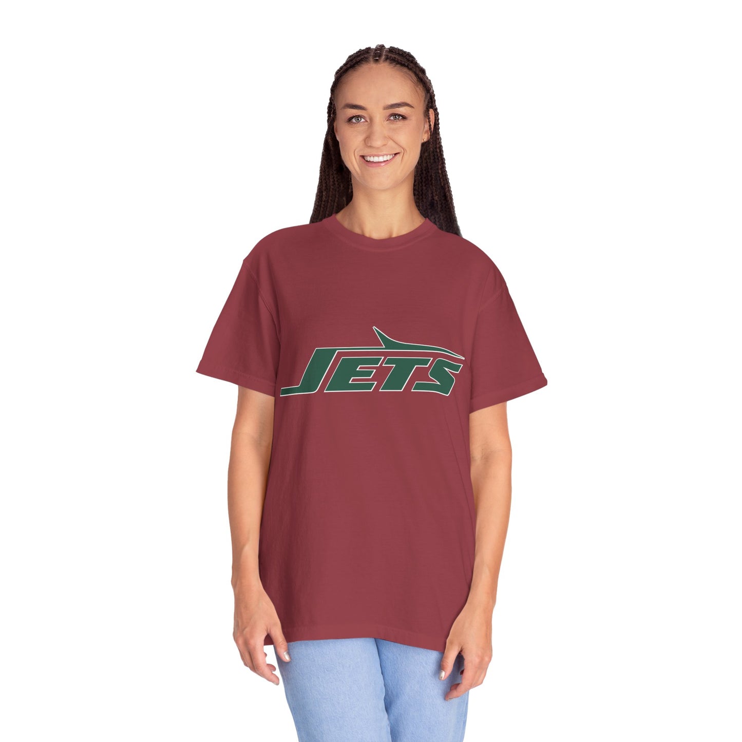 New York Jets Football Accessories Garment-Dyed T-Shirt – Premium Cotton Tee for Customization