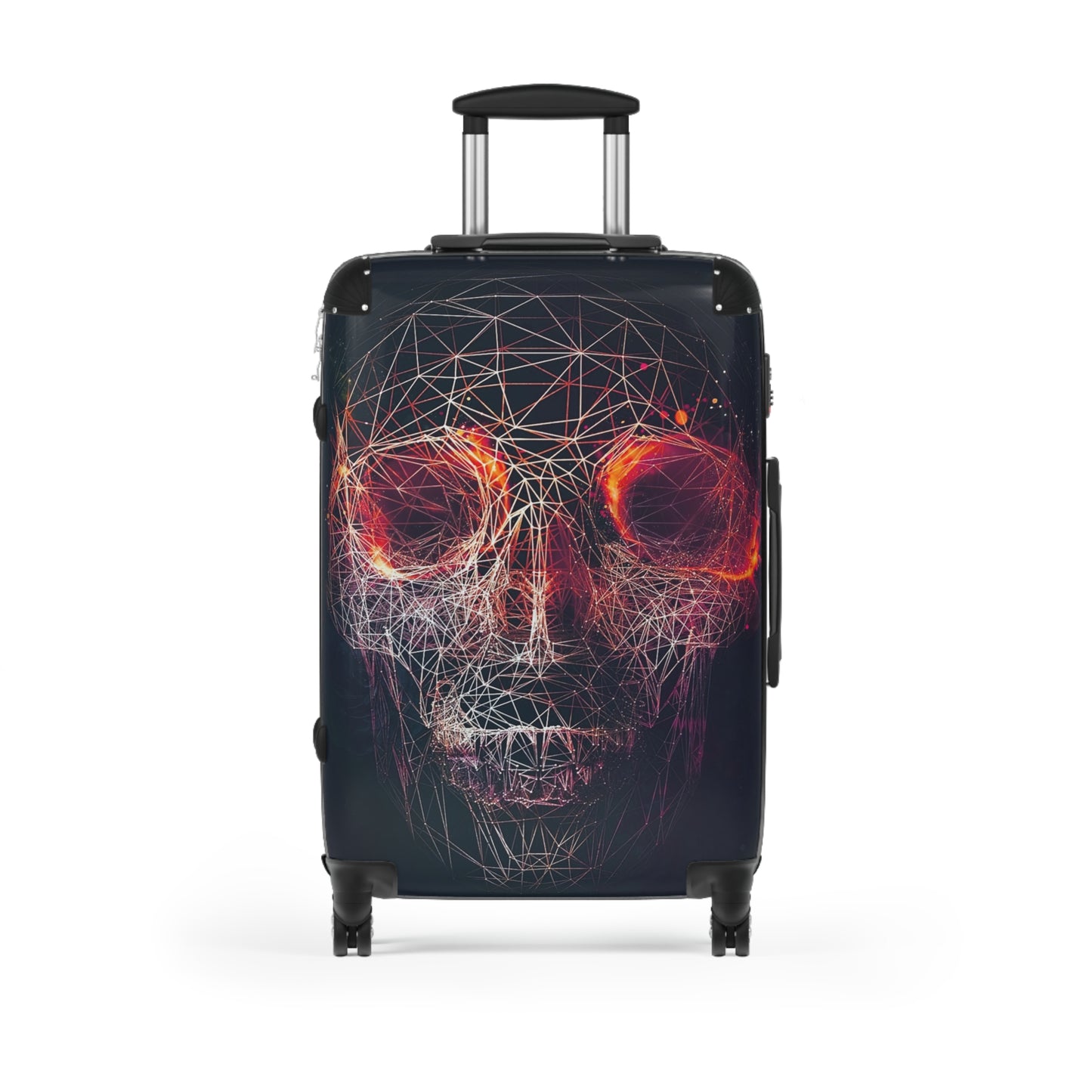 Abstract Skull Art Carry-On Suitcase - Stylish Luggage for Travelers