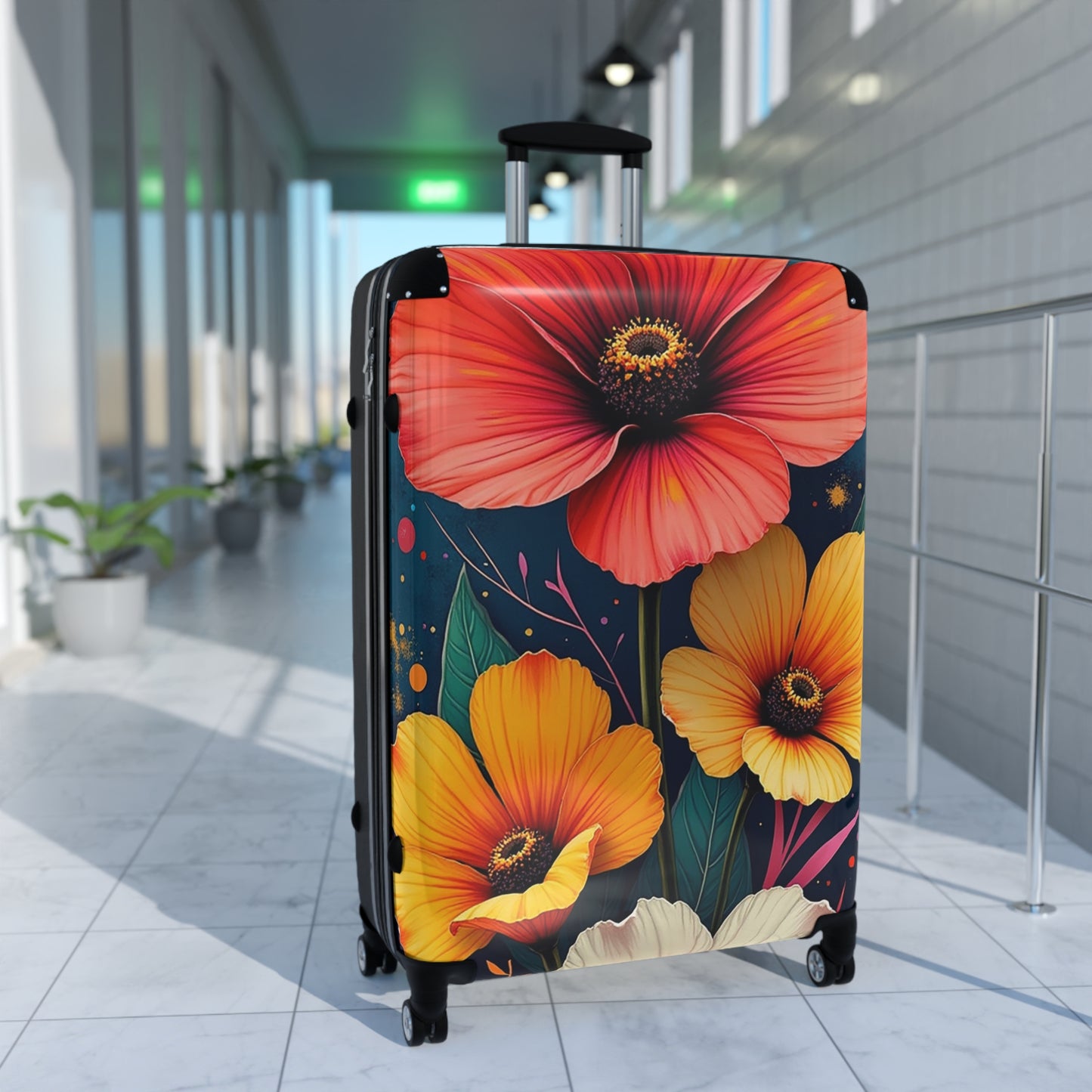 Nature Flowers Floral Season Art Carry-On Suitcase - Stylish Luggage for Travelers