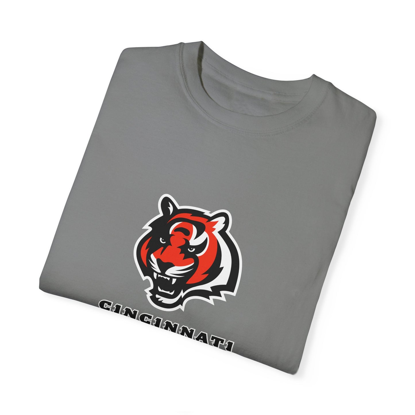 Cincinnati Bengals Gear Garment-Dyed T-Shirt – Premium Cotton Tee for Customization