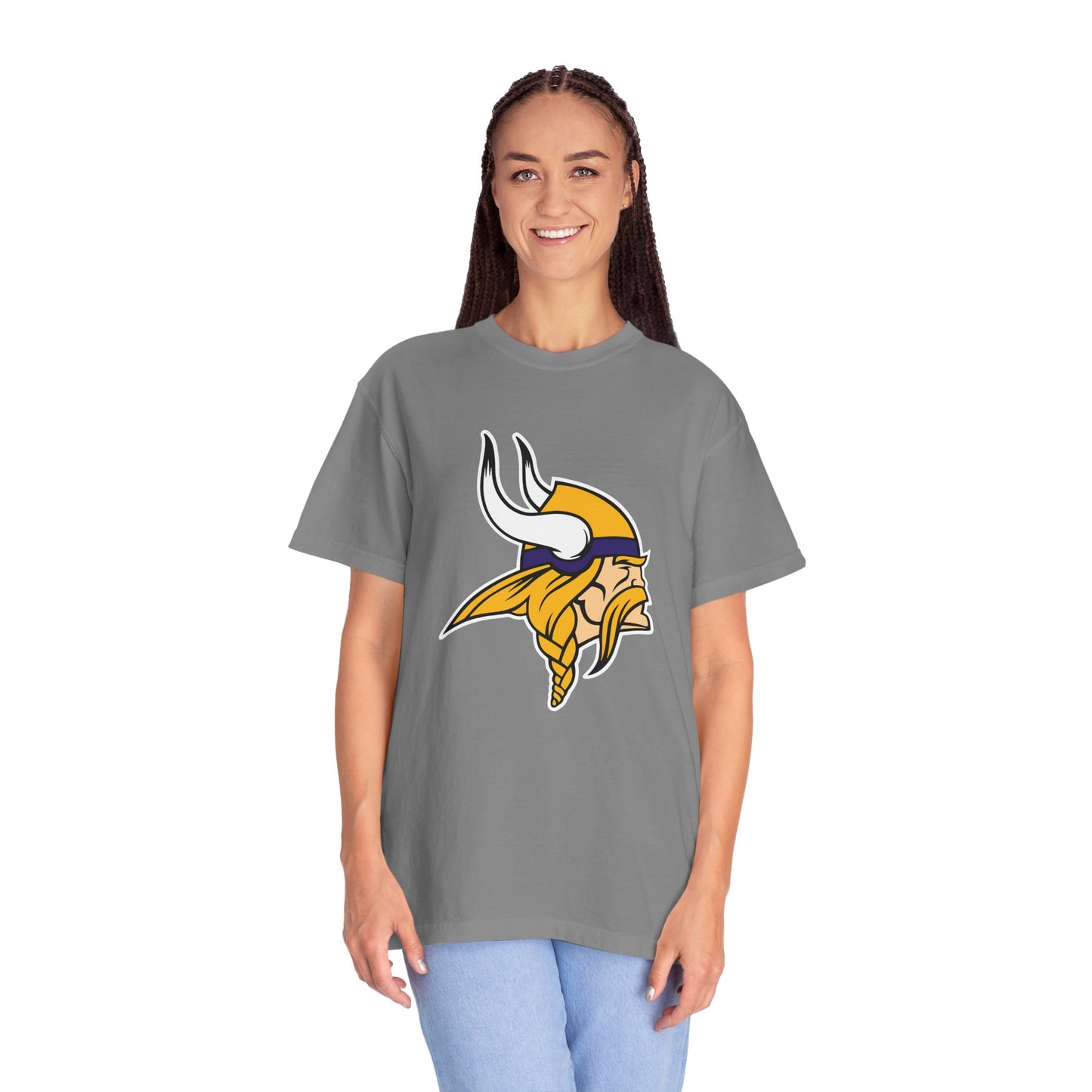 Minnesota Vikings Gear Garment-Dyed T-Shirt – Premium Cotton Tee for Customization