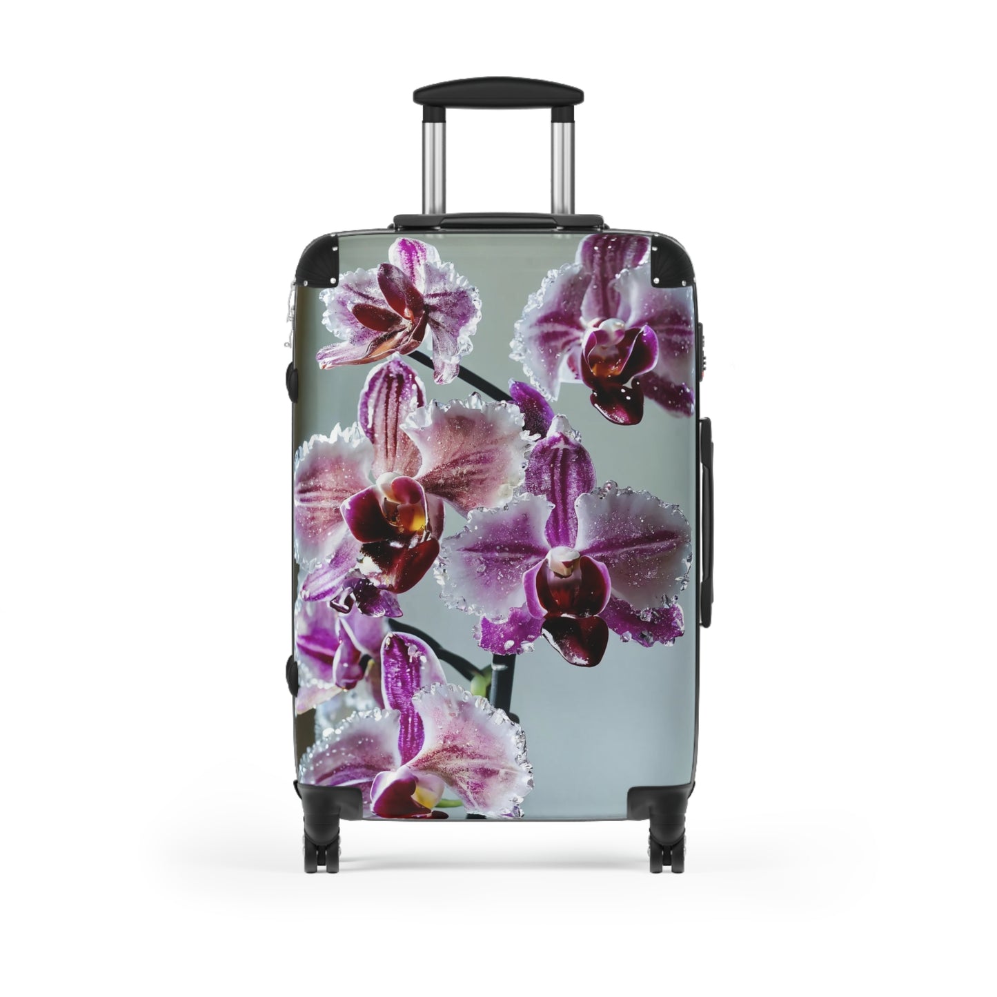 Nature Flowers Floral Spring Purple Art Carry-On Suitcase - Stylish Luggage for Travelers