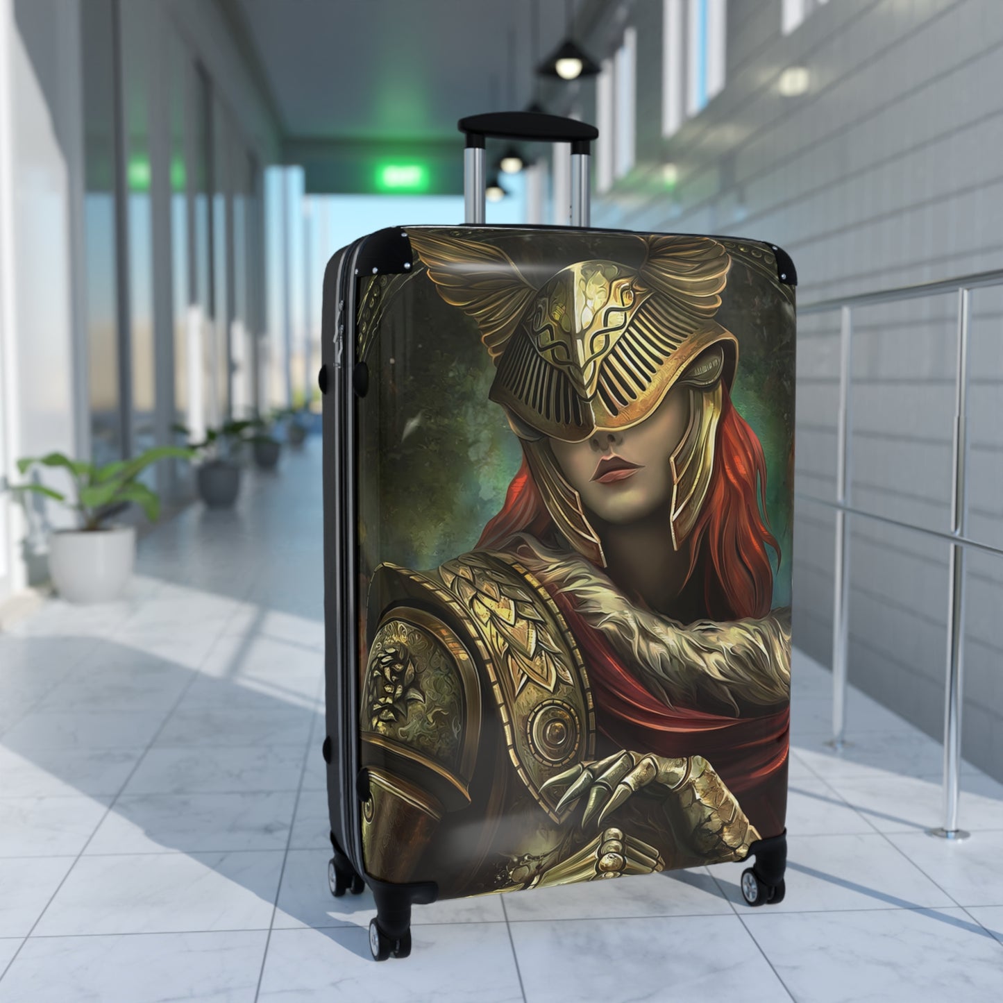 Video Games Elden Ring Girl Warrior Carry-On Suitcase - Stylish Luggage for Travelers