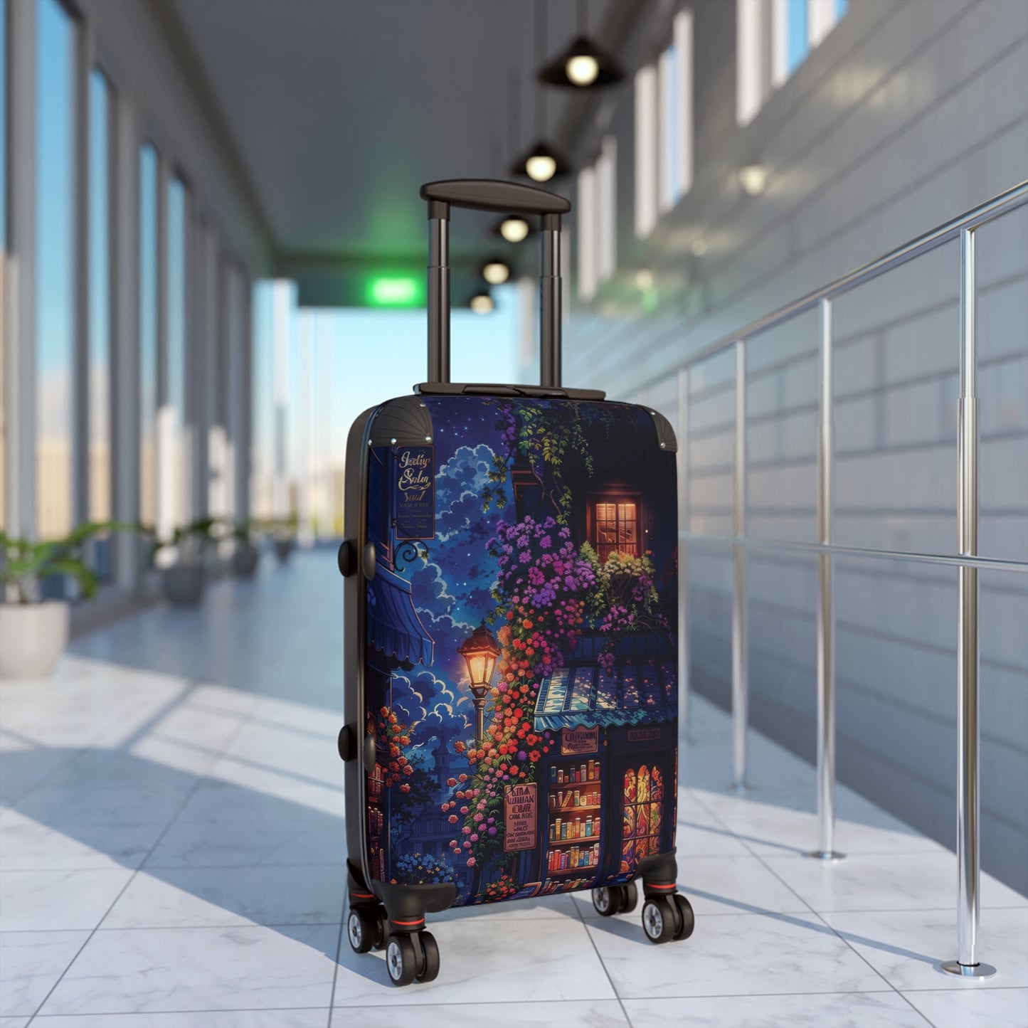 Art Cozy Shop Night Carry-On Suitcase - Stylish Luggage for Travelers