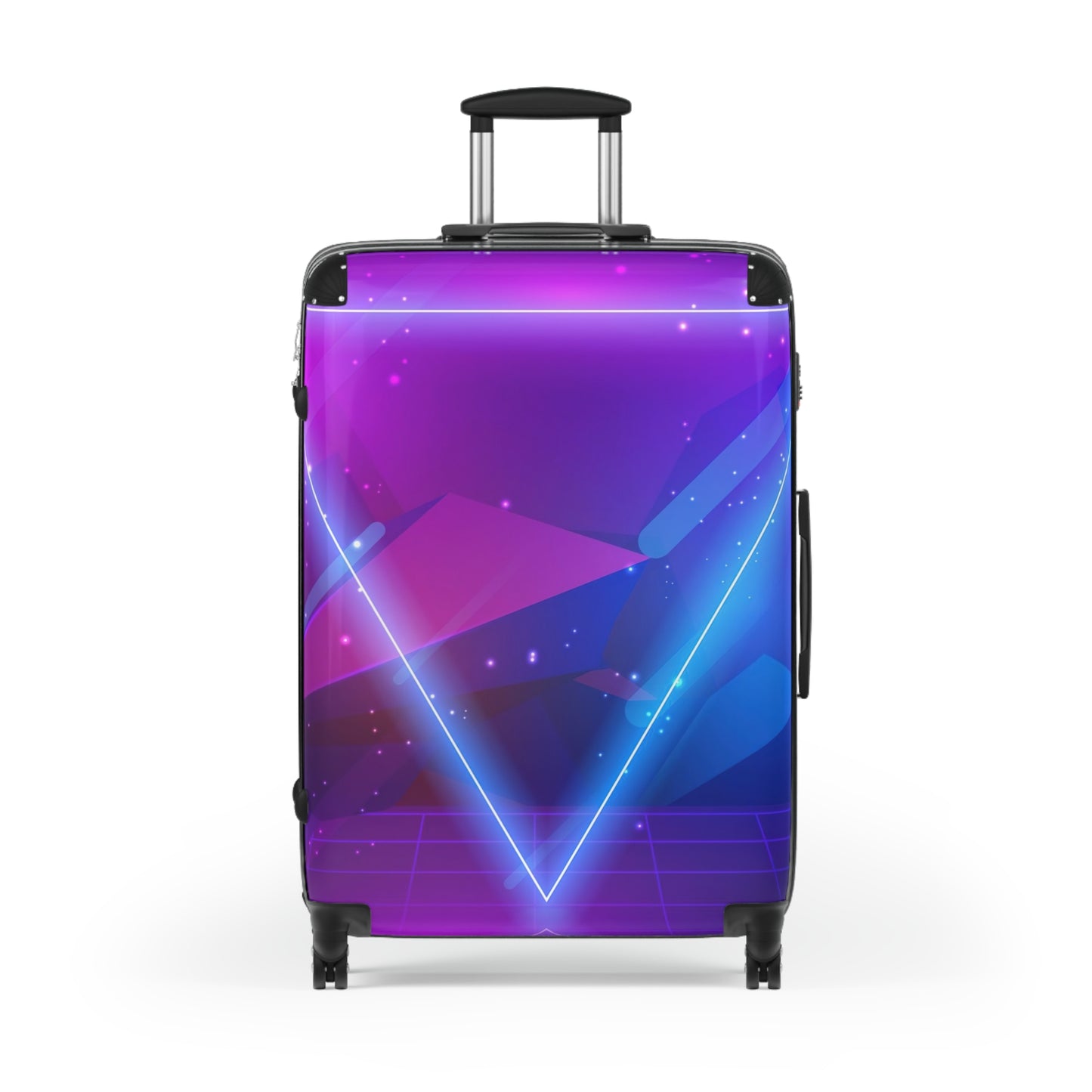 Abstract Digital Art Carry-On Suitcase - Stylish Luggage for Travelers