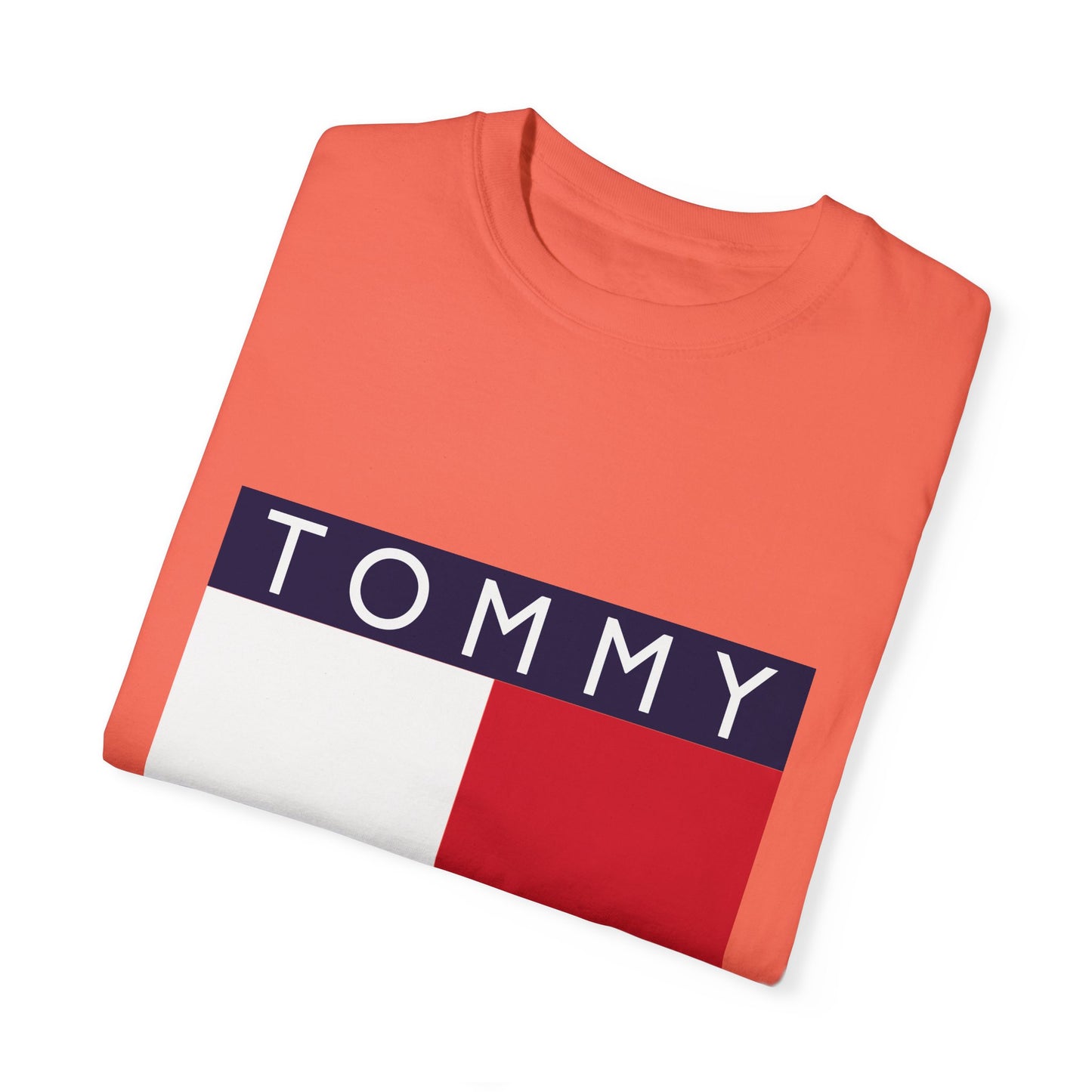 Tommy Hilfiger Garment-Dyed T-Shirt – Premium Cotton Tee for Customization