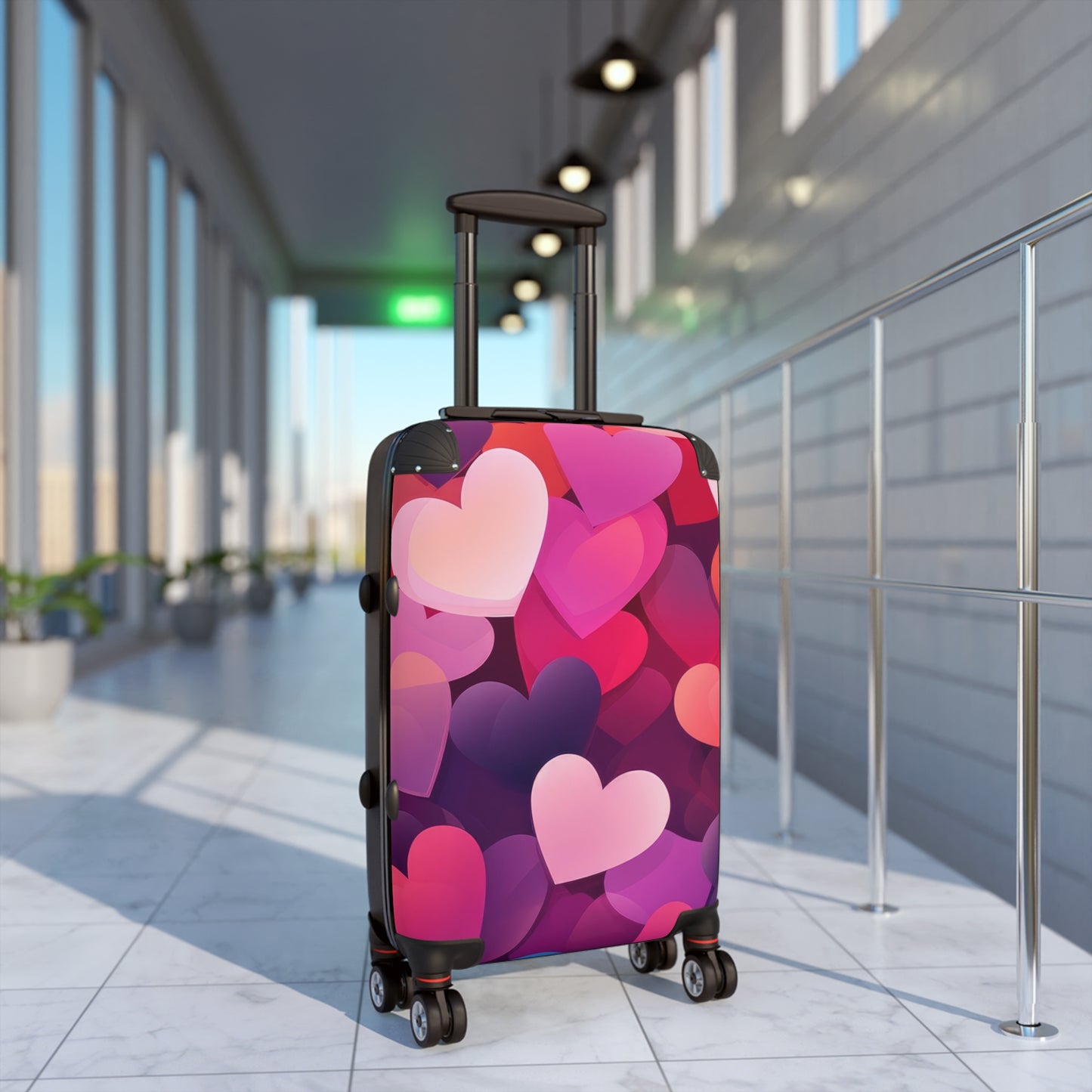 Love Colorful Heart Heart Art Carry-On Suitcase - Stylish Luggage for Travelers