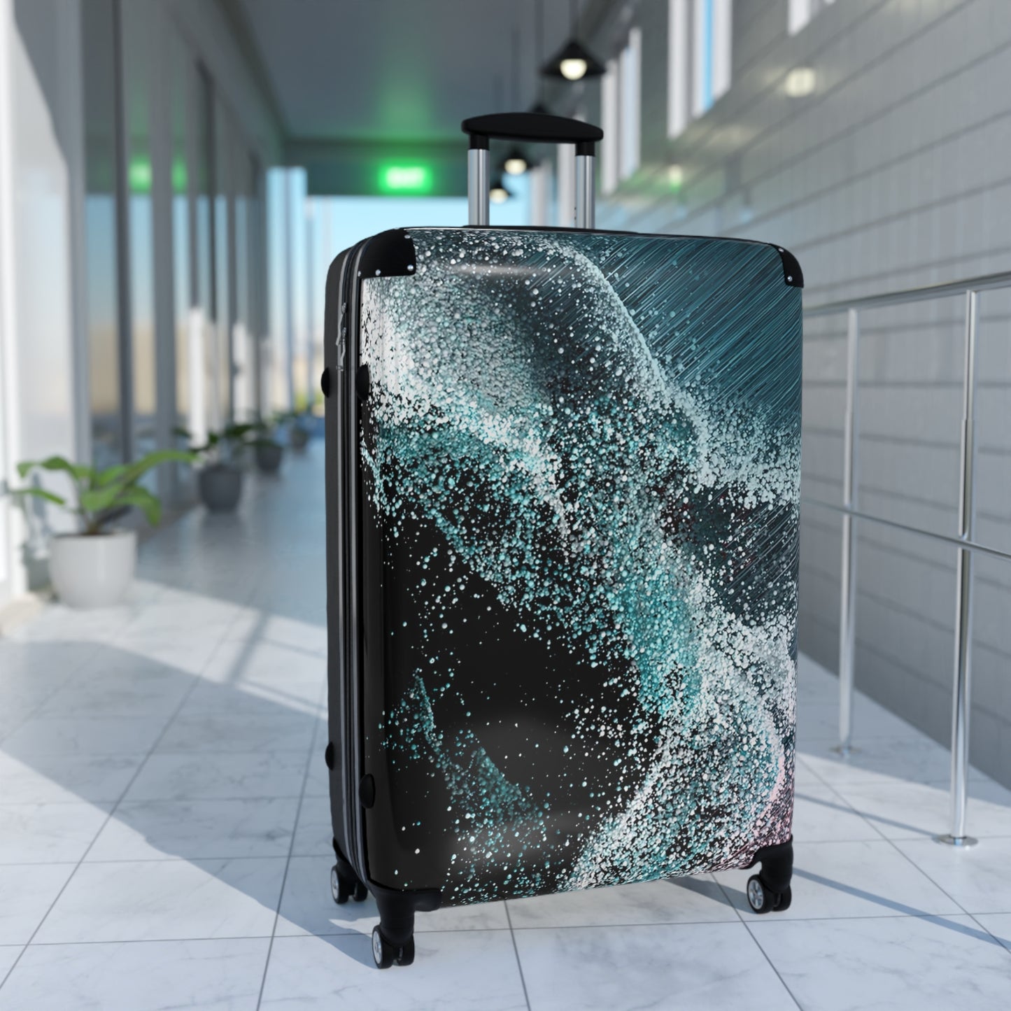 Abstract Samsung Background Colorful Carry-On Suitcase - Stylish Luggage for Travelers