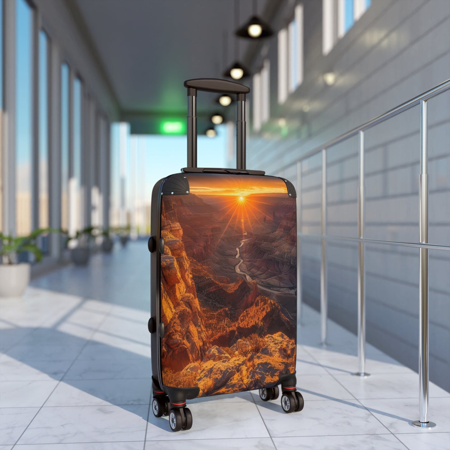 Nature Sunset Stunning Art Carry-On Suitcase - Stylish Luggage for Travelers