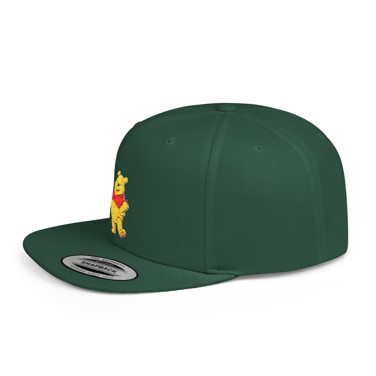 Winnie The Pooh Classic Flat Bill Snapback – Lightweight, Custom Fit, Premium Quality